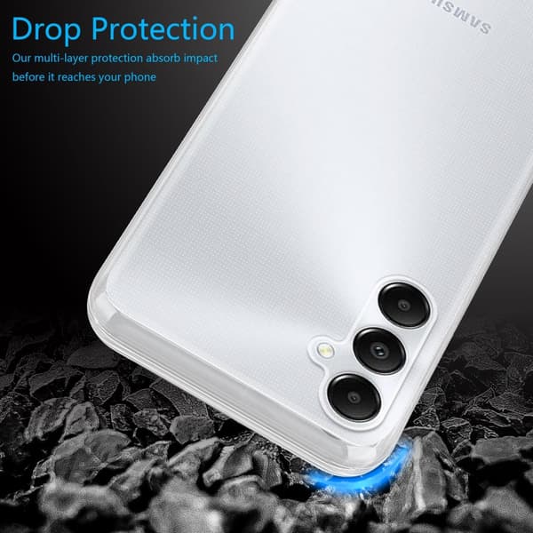 Samsung Galaxy A05s Skal Skal Fodral av flexibelt TPU-silikon Mobilskydd