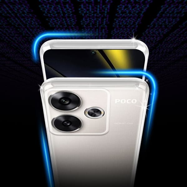 Xiaomi Poco F6 Skal Skal Fodral av flexibelt TPU-silikon Mobilskydd