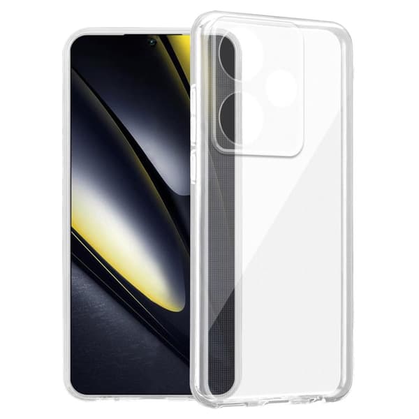 Xiaomi Poco F6 Skal Skal Fodral av flexibelt TPU-silikon Mobilskydd