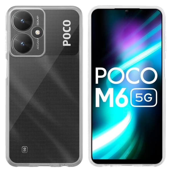 Xiaomi Redmi 13C 5G / 13R 5G / Poco M6 5G Skal Skal Fodral av flexibelt TPU-silikon Mobilskydd