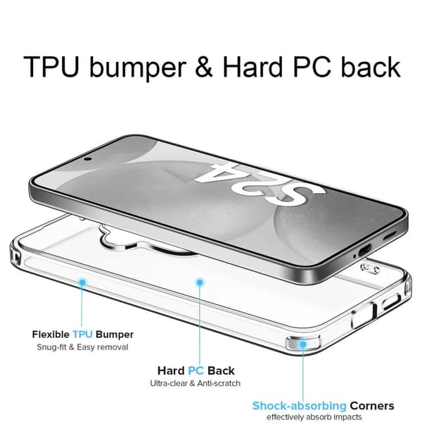 Deksel til Samsung Galaxy S24 Plus Silikondeksel