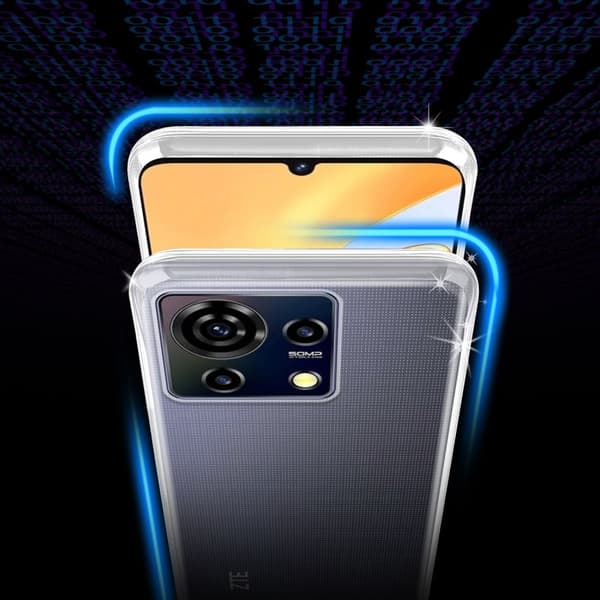 ZTE Blade V50 Vita Skal Skal Fodral av flexibelt TPU-silikon Mobilskydd