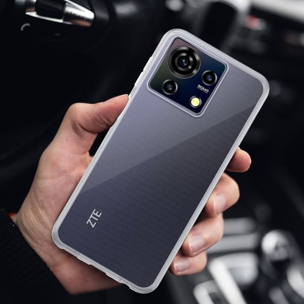 ZTE Blade V50 Vita Skal Skal Fodral av flexibelt TPU-silikon Mobilskydd