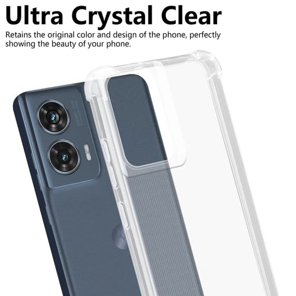 Motorola Moto Edge 50 Fusion Skal Skal Fodral av flexibelt TPU-silikon Mobilskydd