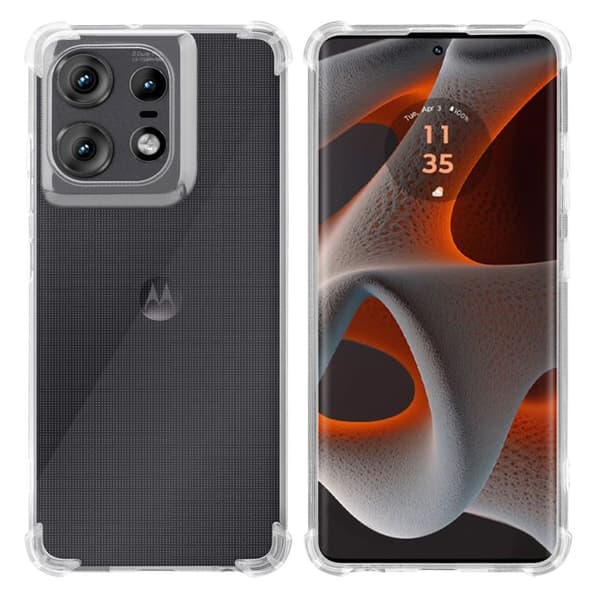 Motorola Moto Edge 50 Pro Skal Skal Fodral av flexibelt TPU-silikon Mobilskydd