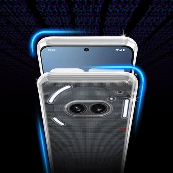 Nothing Phone 2a Skal Skal Fodral av flexibelt TPU-silikon Mobilskydd