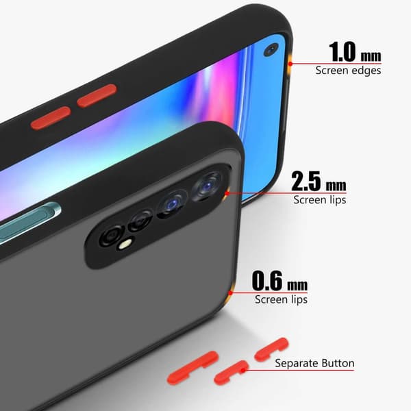 Realme 7 4G Etui Case Cover (Sort)