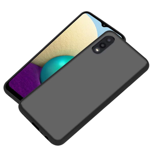 Samsung Galaxy A02 / M02 Etui Case Cover (Sort)