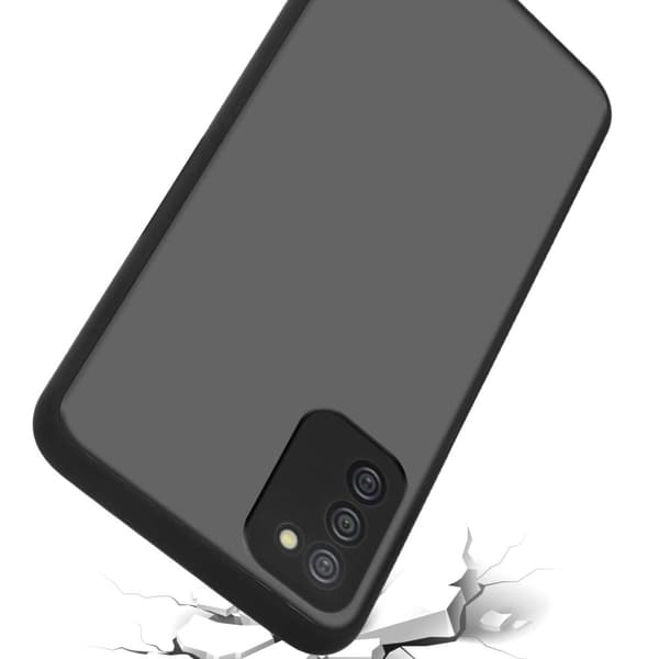 Skal /Mobilskall för Samsung Galaxy A02s Fodral Mobilskydd med TPU-silikon på insidan och matt plast på baksidan