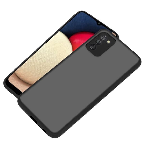 Skal /Mobilskall för Samsung Galaxy A02s Fodral Mobilskydd med TPU-silikon på insidan och matt plast på baksidan