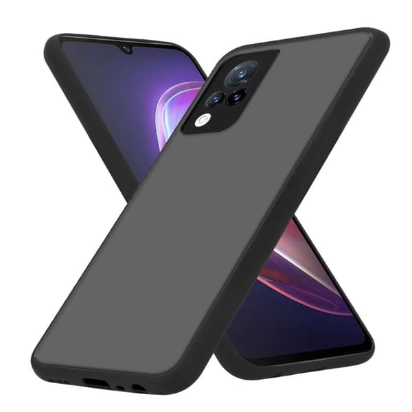 Skal /Mobilskall för Vivo V21 4G / 5G Fodral Mobilskydd med TPU-silikon på insidan och matt plast på baksidan