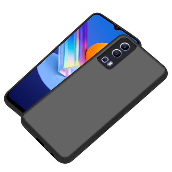 Skal /Mobilskall för Vivo Y52 5G / Y72 5G Fodral Mobilskydd med TPU-silikon på insidan och matt plast på baksidan