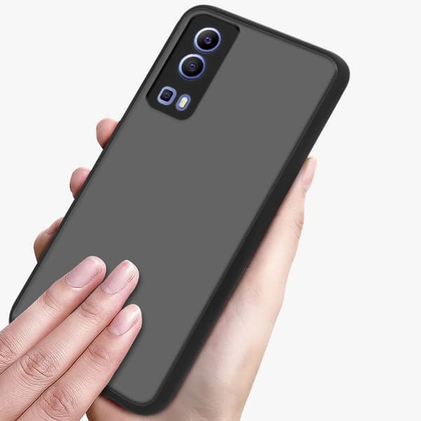 Skal /Mobilskall för Vivo Y52 5G / Y72 5G Fodral Mobilskydd med TPU-silikon på insidan och matt plast på baksidan