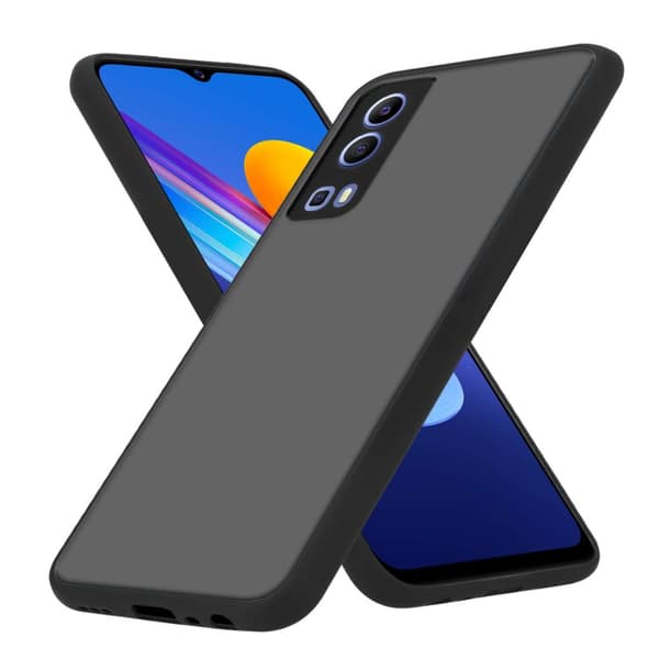 Skal /Mobilskall för Vivo Y52 5G / Y72 5G Fodral Mobilskydd med TPU-silikon på insidan och matt plast på baksidan