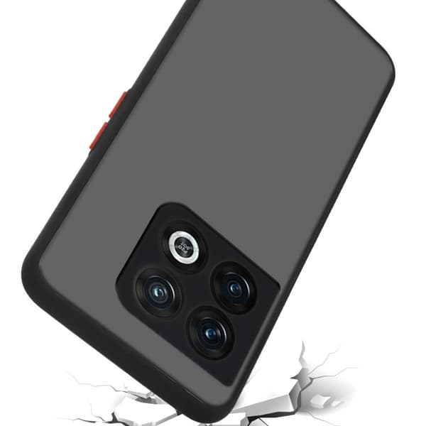 Deksel for OnePlus 10 PRO 5G med TPU-silikon på innsiden og matt plast på baksiden