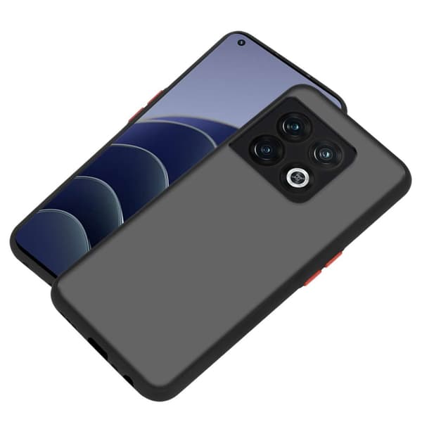 Deksel for OnePlus 10 PRO 5G med TPU-silikon på innsiden og matt plast på baksiden