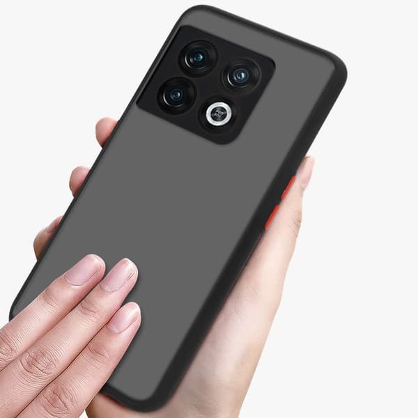 Deksel for OnePlus 10 PRO 5G med TPU-silikon på innsiden og matt plast på baksiden