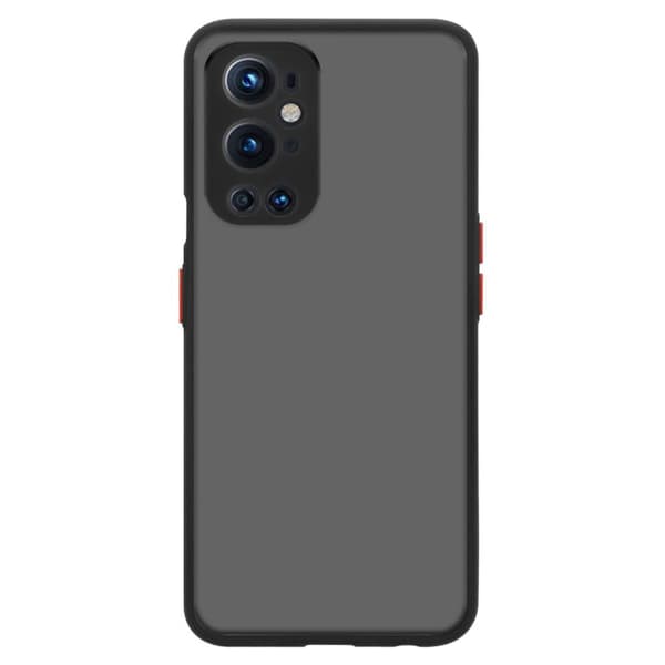 Deksel for OnePlus 9 PRO med TPU-silikon på innsiden og matt plast på baksiden