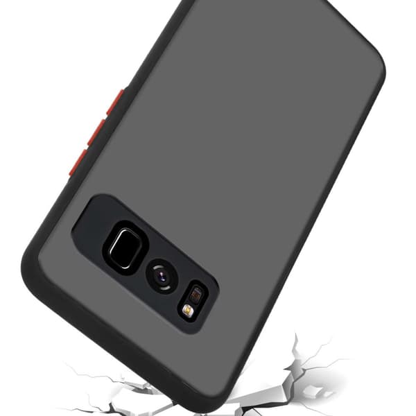 Deksel for Samsung Galaxy S8 med TPU-silikon på innsiden og matt plast på baksiden