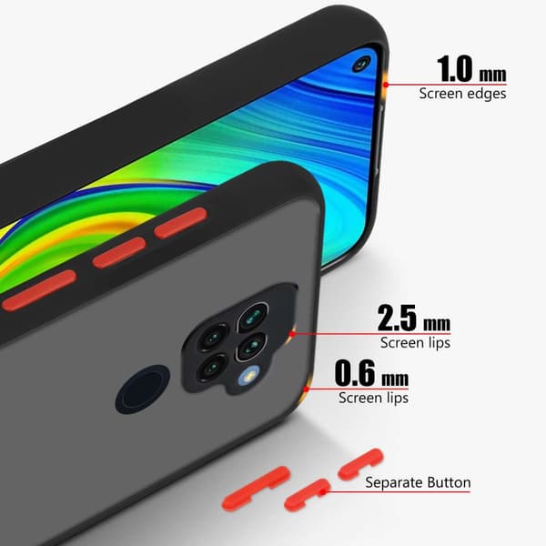 Xiaomi RedMi NOTE 9 Etui Case Cover (Sort)