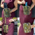 Miniatyrbilde 7 av 7: Sony Xperia XZ1 Deksel taktisk mobiltelefonveske Molle-EDC med skulderrem maks. 6,7 tommers hofteveske
