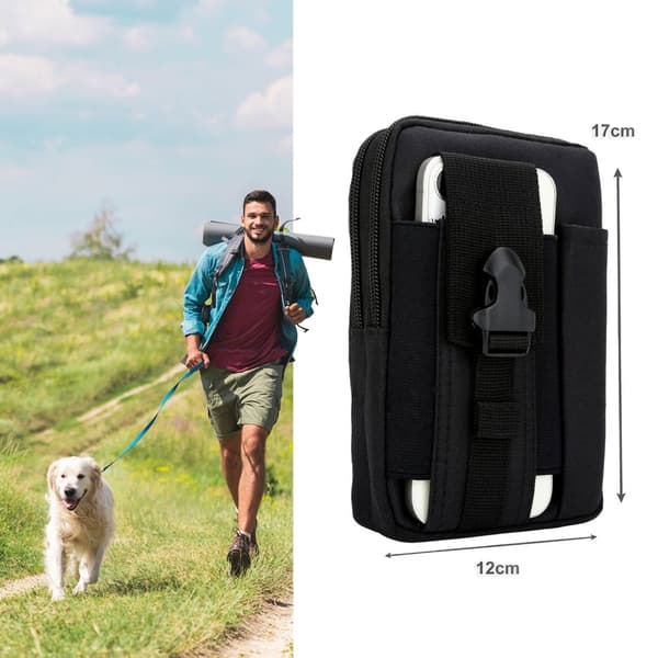 Samsung Galaxy STAR PRO Deksel taktisk mobiltelefonveske Molle-EDC med skulderrem maks. 6,7 tommers hofteveske