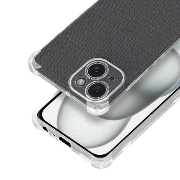 iPhone 15 Skal Skal Fodral av flexibelt TPU-silikon Mobilskydd