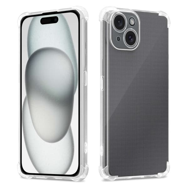 iPhone 15 Skal Skal Fodral av flexibelt TPU-silikon Mobilskydd