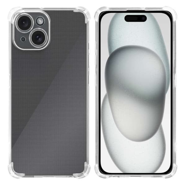 iPhone 15 Skal Skal Fodral av flexibelt TPU-silikon Mobilskydd
