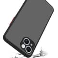 Miniatyrbilde 3 av 6: Deksel for iPhone 15 PLUS med TPU-silikon på innsiden og matt plast på baksiden