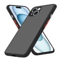Miniatyrbilde 1 av 6: Deksel for iPhone 15 PLUS med TPU-silikon på innsiden og matt plast på baksiden