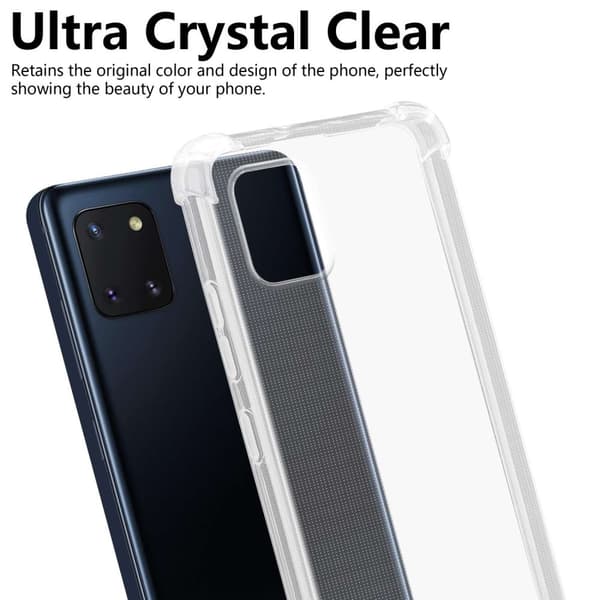 Samsung Galaxy A81 / NOTE 10 LITE / M60s Skal Skal Fodral av flexibelt TPU-silikon Mobilskydd
