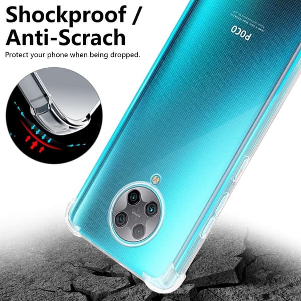Xiaomi POCO F2 PRO Cover Case Etui (Gennemsigtig)