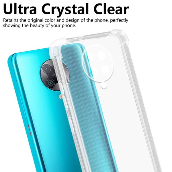Xiaomi POCO F2 PRO Cover Case Etui (Gennemsigtig)