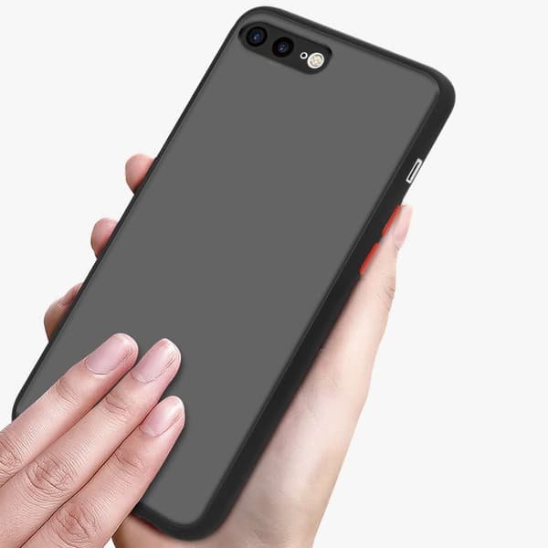 Skal /Mobilskall för iPhone 7 PLUS / 7S PLUS / 8 PLUS Fodral Mobilskydd med TPU-silikon på insidan och matt plast på baksidan