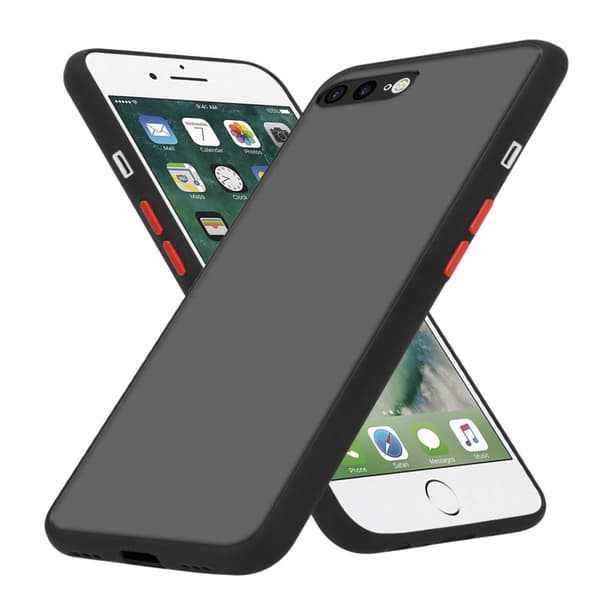 Skal /Mobilskall för iPhone 7 PLUS / 7S PLUS / 8 PLUS Fodral Mobilskydd med TPU-silikon på insidan och matt plast på baksidan