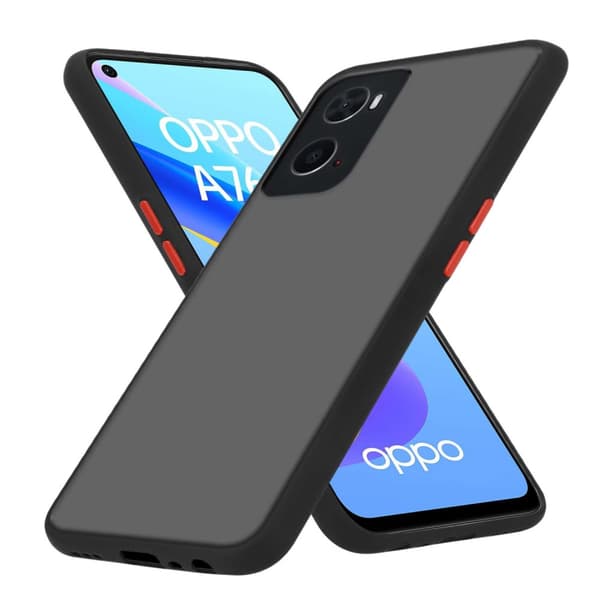 Skal /Mobilskall för Oppo A36 / A76 / A96 4G / K10 4G / Realme 9i Fodral Mobilskydd med TPU-silikon på insidan och matt plast på baksidan
