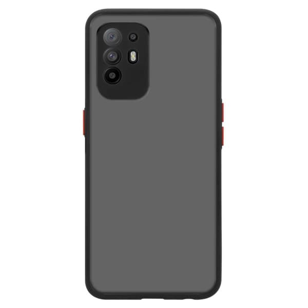 Skal /Mobilskall för Oppo A94 5G Fodral Mobilskydd med TPU-silikon på insidan och matt plast på baksidan