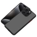 Miniatyrbilde 4 av 6: Deksel for iPhone 15 PRO med TPU-silikon på innsiden og matt plast på baksiden