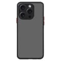 Miniatyrbilde 2 av 6: Deksel for iPhone 15 PRO med TPU-silikon på innsiden og matt plast på baksiden