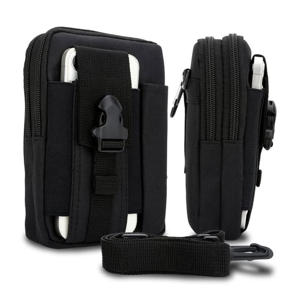 Samsung Galaxy J3 2017 US Version Deksel taktisk mobiltelefonveske Molle-EDC med skulderrem maks. 6,7 tommers hofteveske