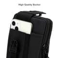 Miniatyrbilde 3 av 7: Huawei P SMART 2018 / Enjoy 7S Deksel taktisk mobiltelefonveske Molle-EDC med skulderrem maks. 6,7 tommers hofteveske