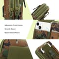 Miniatyrbilde 5 av 7: iPhone XS MAX Deksel taktisk mobiltelefonveske Molle-EDC med skulderrem maks. 6,7 tommers hofteveske