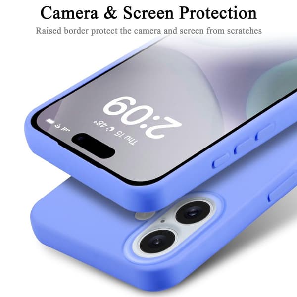 iPhone 16 PLUS Skal Fodral av flexibelt TPU-silikon Case Cover