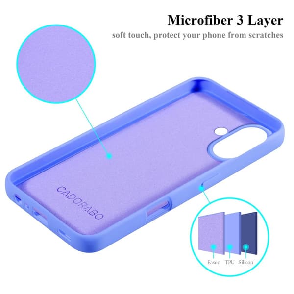 iPhone 16 PLUS Skal Fodral av flexibelt TPU-silikon Case Cover