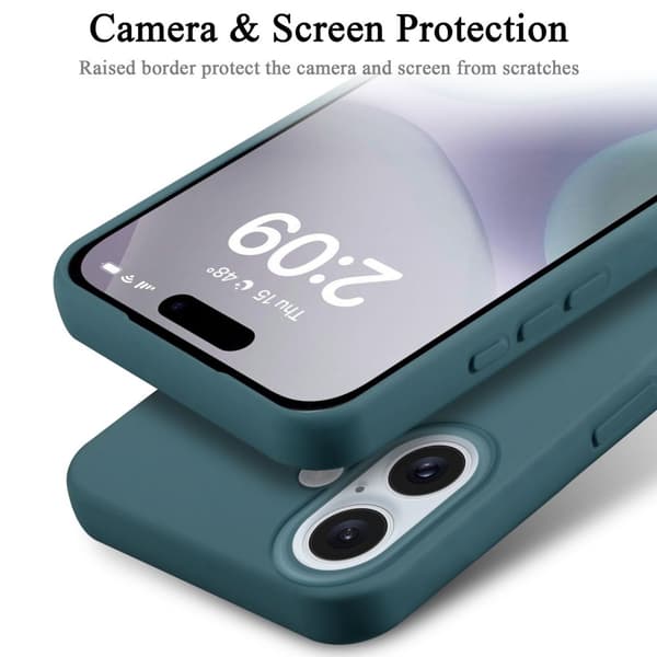 iPhone 16 PLUS Skal Fodral av flexibelt TPU-silikon Case Cover