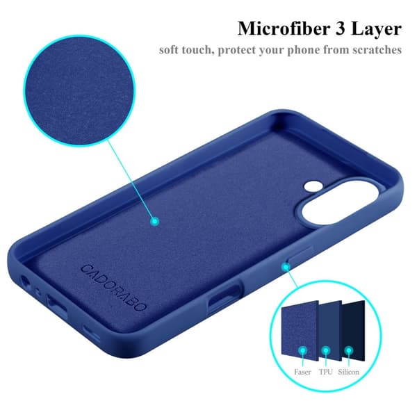 iPhone 16 PLUS Skal Fodral av flexibelt TPU-silikon Case Cover