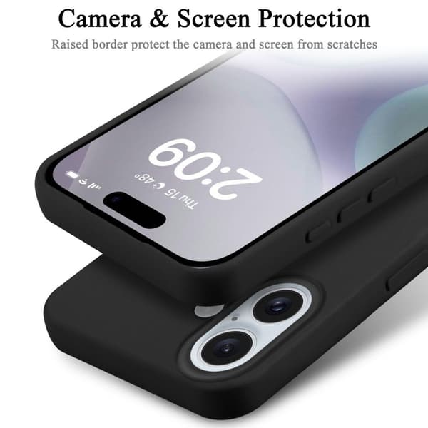 iPhone 16 PLUS Skal Fodral av flexibelt TPU-silikon Case Cover