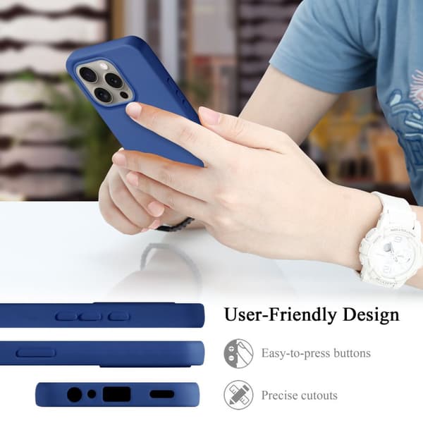 iPhone 16 PRO Skal Fodral av flexibelt TPU-silikon Case Cover
