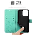 Miniatyrbild 5 av 7: iPhone 16 PRO Skal Fodral i blomdesign Mobilskydd Case Cover med magnetisk stängning, ståfunktion och kortplatser
